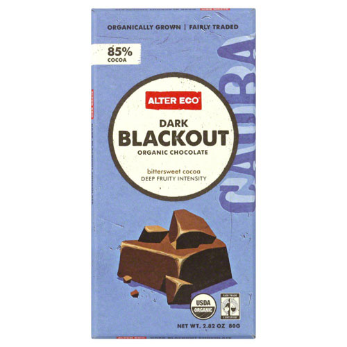 Alter Eco Organic Deep Dark Chocolate Classic Blackout -- 2.82 oz - Vitacost