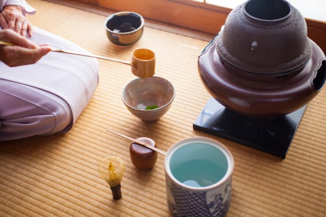 Woman Participating in  Alternative Health Practice of a Tea Ritual | Vitacost.com/blog