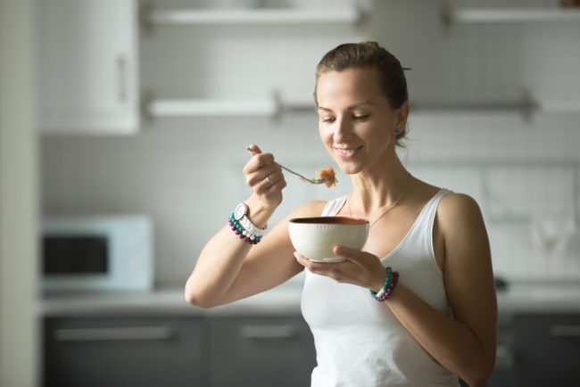 Healthy Vegan Diet for Weight Loss Healthy Woman Following Vegan Diet for Weight Loss | Vitacost.com/Blog