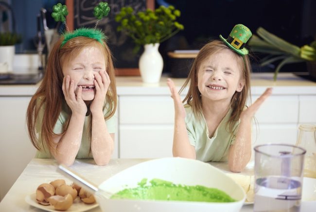 2 Young Girls Enjoy St. Patrick’s Day for Kids: Get Ideas the Whole Family Will Love | Vitacost.com/blog