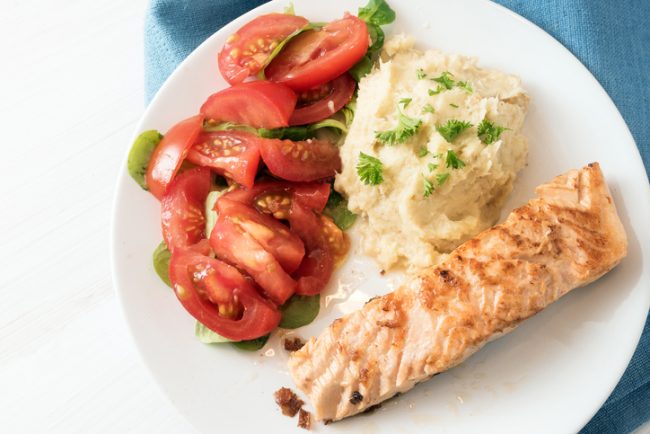 Roasted Salmon with Rutabaga and Leek Puree | Vitacost.com/Blog