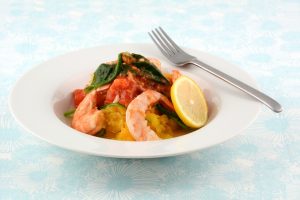 Homemade Spaghetti Squash with Shrimp, Spinach and Tomatoes | Vitacost.com/Blog
