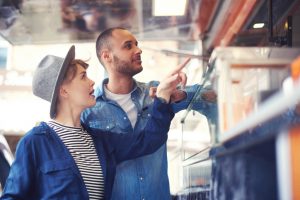 Friends Ordering Allergy-Friendly Meals From Food Truck | Vitacost.com/Blog