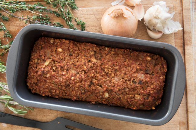 Vegan Lentil Loaf in Baking Pan | Vitacost.com/blog