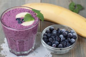 Pea Protein Smoothie with Blueberries and Banana | Vitacost.com/blog