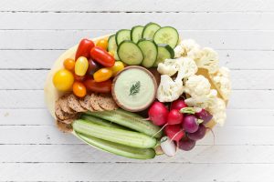 Vegan Tzatziki Sauce on Vegetable Platter | Vitacost.com/blog
