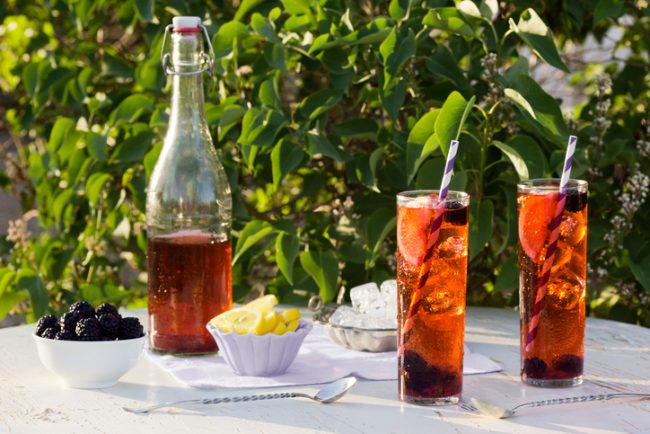 Tall Glasses of Iced Tea with Various Fruits | Vitacost.com/Blog