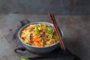 Chicken Chow Mein with Chopsticks | Vitacost Blog