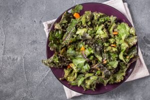 Top View of Kale Coated With Dressing in Bowl | Vitacost Blog