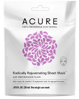 Download Acure Radically Rejuvenating Sheet Mask 1 Mask Vitacost PSD Mockup Templates