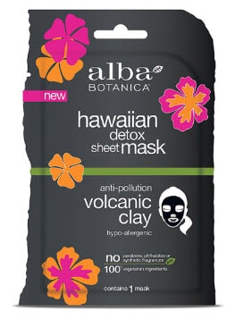 Alba Botanica™ Hawaiin Detox Sheet Mask Volcanic Cla Alba Botanica™ Hawaiin Detox Sheet Mask Volcanic Cla