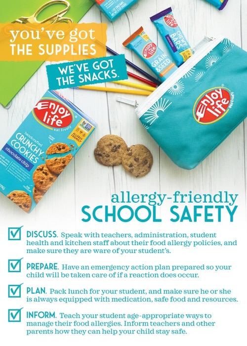 Enjoy Life Allergy-Friendly School Safety Checklist | Vitacost.com/Blog