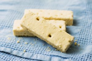 Slices of Resistant Starch Shortbread on Cloth Napkin | Vitacost.com/blog