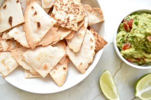 Homemade Cassava Tortilla Chips with Guacamole | Vitacost.com/Blog