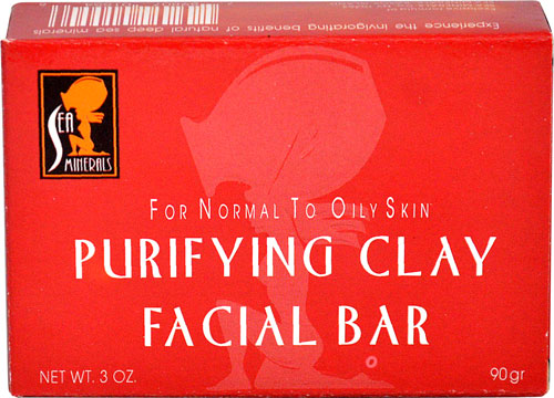 Sea Minerals Purifying Clay Facial Bar for Normal to Oily Skin | Vitacost.com/Blog