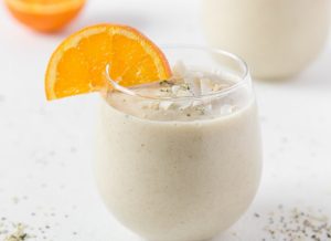 Superfood Orange Smoothie in Small Glass Cup | Vitacost.com/blog