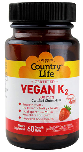 Country Life Vegan K2 | Vitacost.com/Blog
