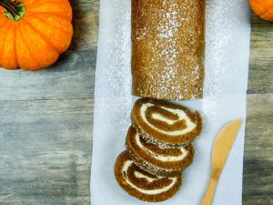 Homemade Vegan Pumpkin Swiss Roll Cake | Vitacost.com/Blog