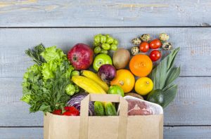 Reaping the Benefits of Fruits and Vegetables by Filling Entire Brown Grocery Bag with Fresh Produce | Vitacost.com/blog