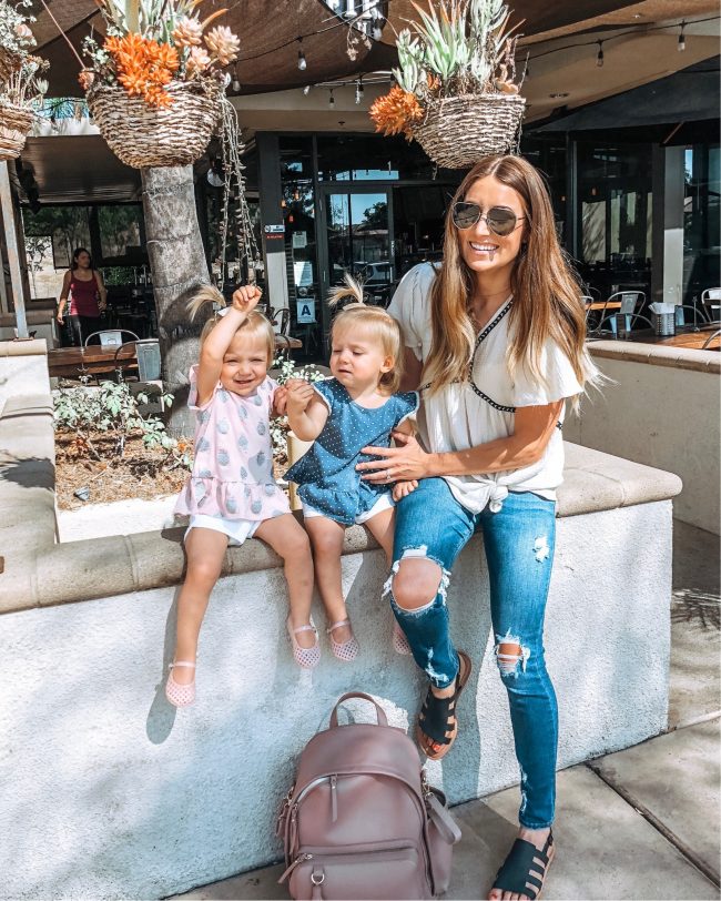 Social Media Influencer Kendra Atkins Out and About with Twin Daughters | Vitacost.com/Blog