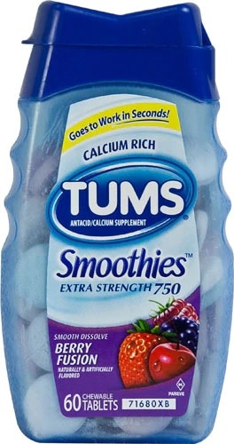 Tums Smoothies Smooth Dissolve Extra Strength | Vitacost.com/Blog