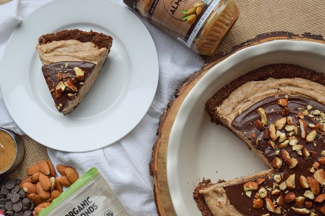 Homemade Chocolate Almond Butter Pudding Buckeye Pie | Vitacost.com/Blog