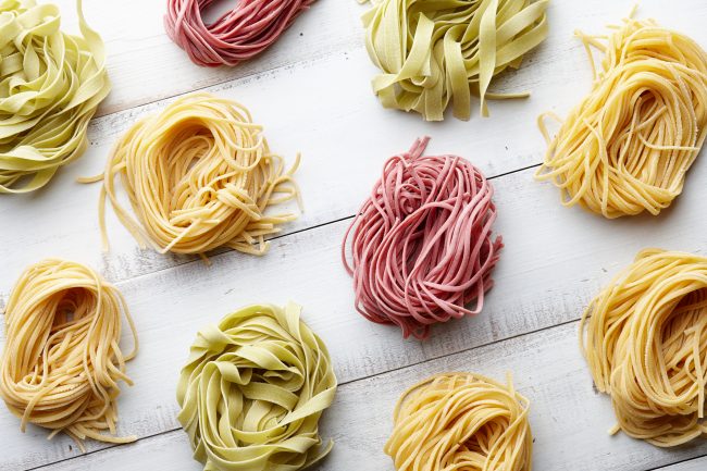 Healthy Pasta Alternatives Bundled into Nests on Table | Vitacost.com/Blog