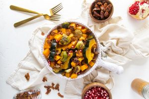 Squash Salad with Candied Pecans & Pomegranate | Vitacost.com/blog