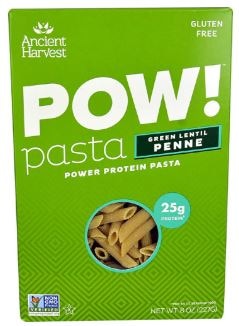 Ancient Harvest POW! Green Lentil Penne Pasta | Vitacost.com/Blog