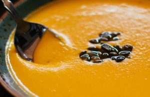 Homemade Creamy Vegan Roasted Pumpkin & Black Bean Soup | Vitacost.com/Blog