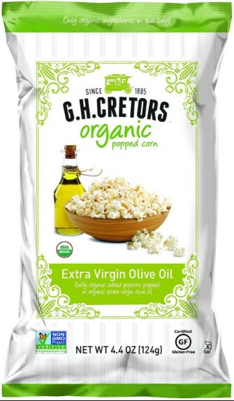 G.H. Cretors Organic Popped Corn Extra Virgin Olive Oil G.H. Cretors Organic Popped Corn Extra Virgin Olive Oil | Vitacost.com/blog