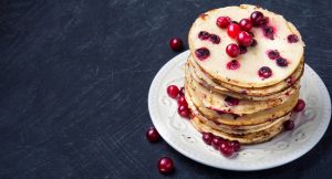 Stack of Gluten-Free Cranberry Pancakes | Vitacost.com/blog