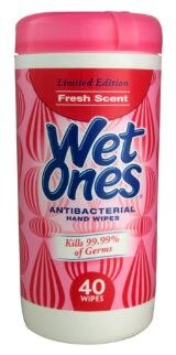 Wet Ones Fresh Scent Antibacterial Hand Wipes | Vitacost.com/Blog
