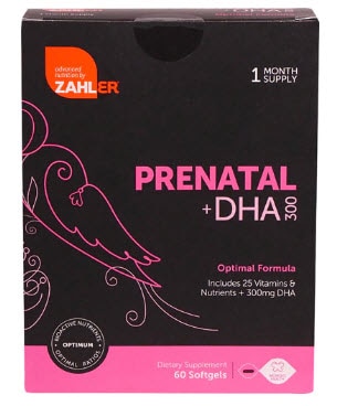 Zahler Prenatal Plus DHA | Vitacost.com Blog 