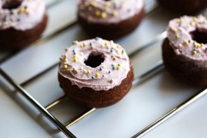 Homemade Mini Reishi Mushroom Donuts with Vanilla-Beet Frosting | Vitacost.com/Blog