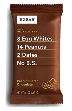 RXBAR Protein Bar, Peanut Butter Chocolate | Vitacost.com/blog