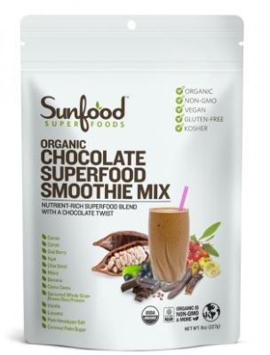 SunFood Organic Chocolate Superfood Smoothie Mix