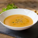 Homemade Vegan Turmeric Butternut Squash Soup with Roasted Seeds | Vitacost.com/Blog