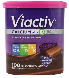 Viactiv Calcium Plus D Milk Chocolate | Vitacost.com/Blog