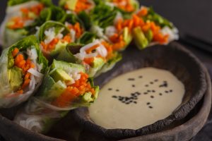 Asian Spring Rolls with Sauce | Vitacost Blog