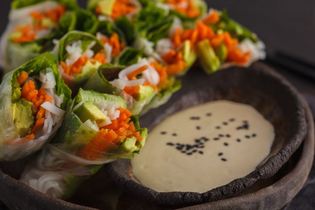 Asian Spring Rolls with Sauce | Vitacost Blog