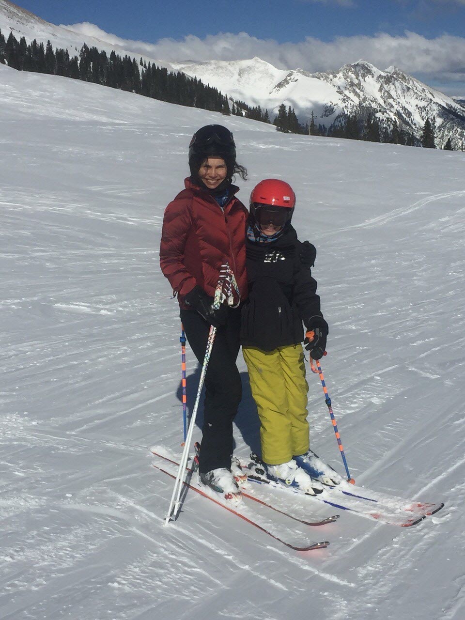 The Benefits of Skiing: 7 Life Lessons Learned on the Slopes Author Elizabeth Marglin and Son Enjoying the Benefits of Skiing | Vitacost.com/blog