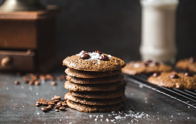Homemade Espresso Chocolate Chip Cookie Thins | Vitacost.com/Blog