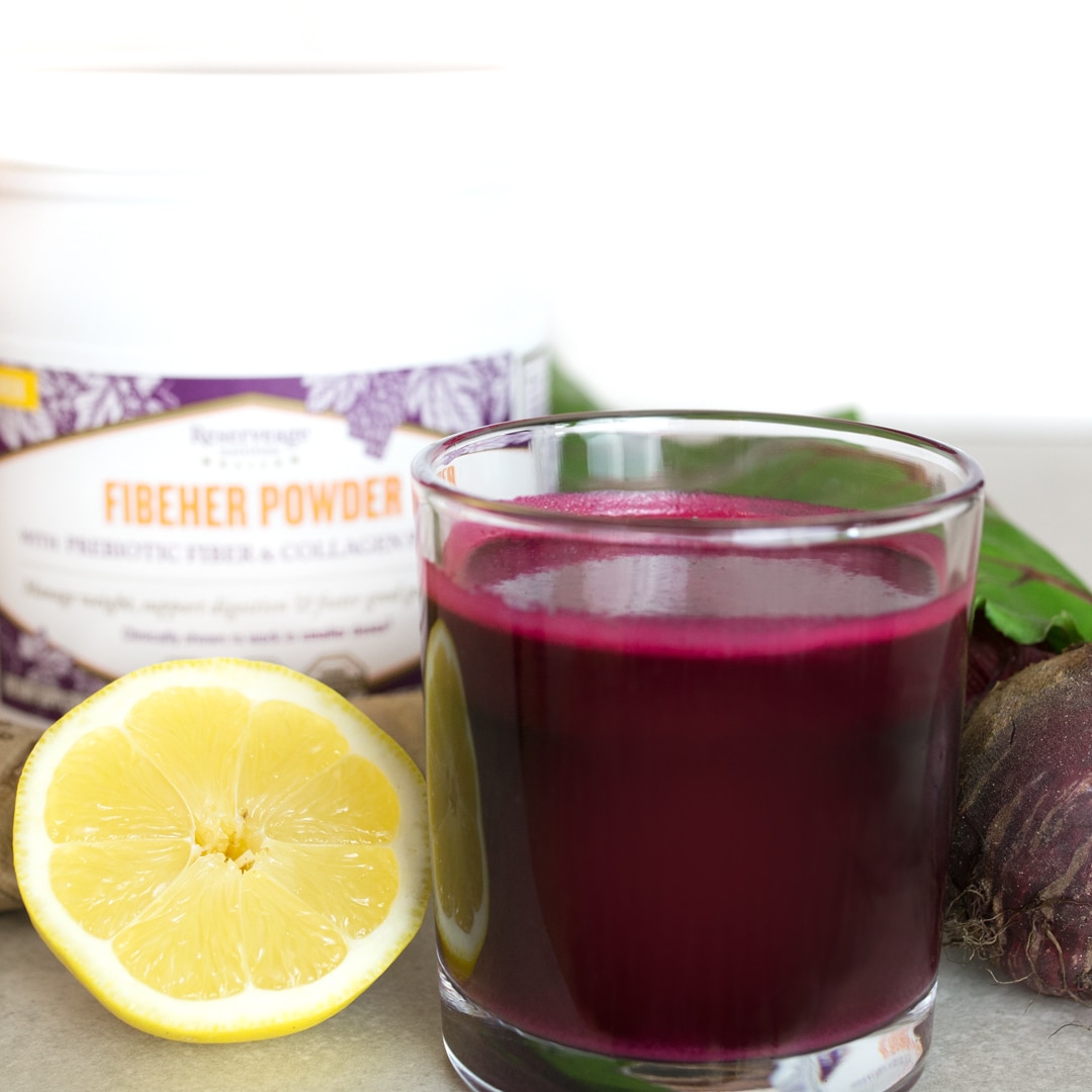 FiberRich Lemon, Ginger & Beet Juice