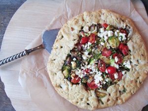 Homemade Savory Galette Brussels Sprouts & Feta | Vitacost.com/Blog