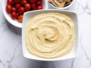 Easy Cauliflower Cheese Sauce in White Bowl | Vitacost.com/blog