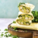 Chicken and Avocado Wraps Next to Fresh Cilantro | Vitacost Blog