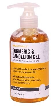 Mikanaturals Skincare Turmeric & Dandelion Gel | Vitacost.com/Blog