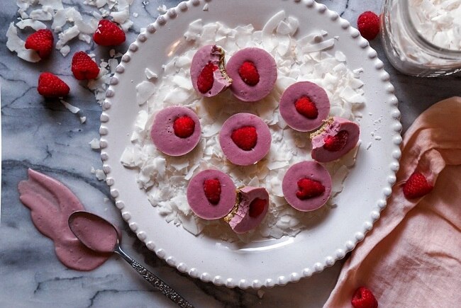 No-Bake Vegan Raspberry Cheesecake Bites No-Bake Vegan Raspberry Cheesecake Bites | Vitacost.com/Blog