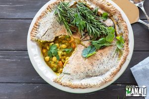 Homemade Vegan Curry Chickpea Pot Pie | Vitacost.com/Blog